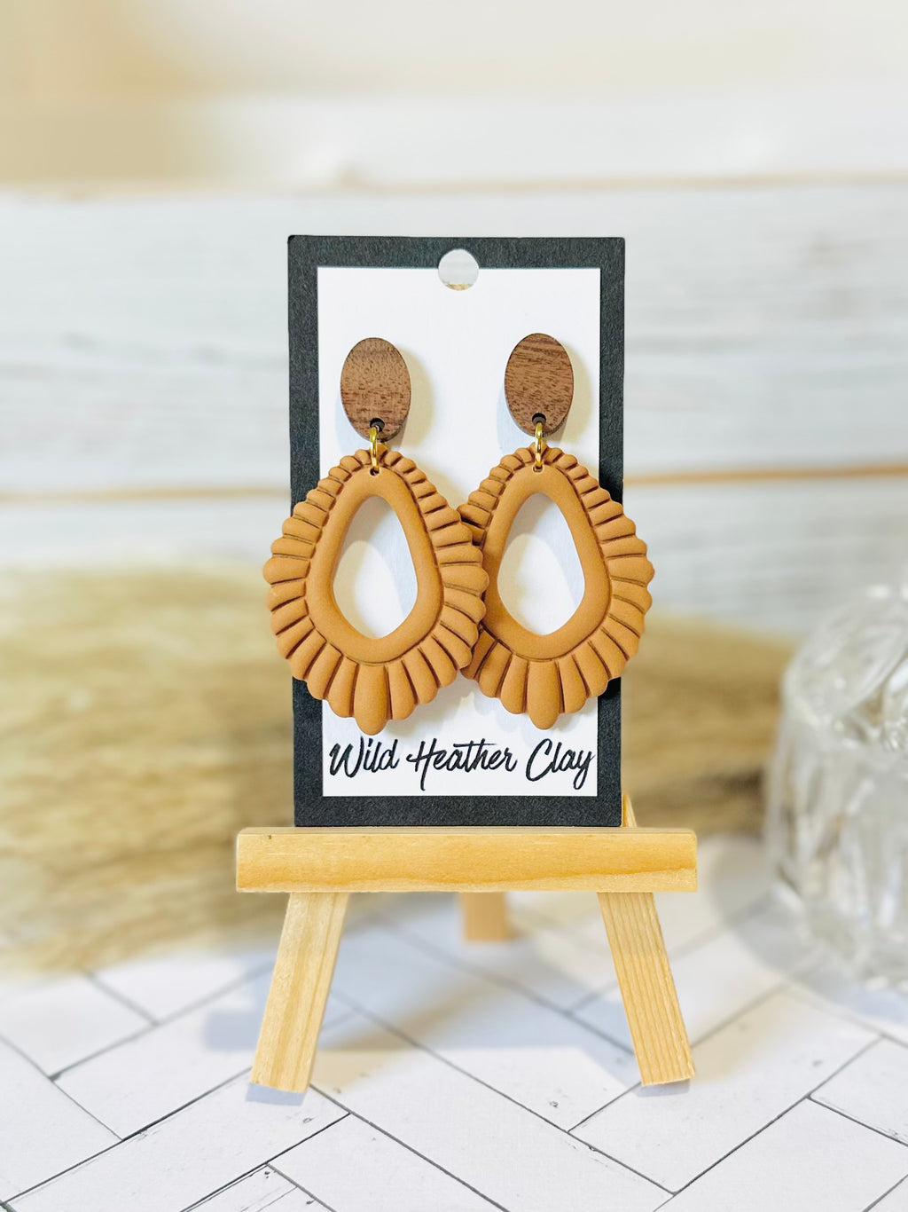 Butterscotch Boho Chic Statement Earrings